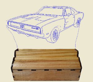 69 Dodge Charger Display
